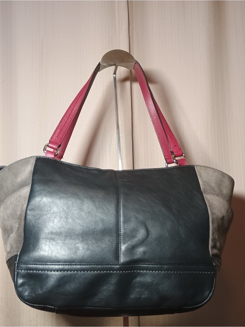 Coach Park Quilted Colorblock Carrie Turnlock Shoulder Bag - Picture 2 of 9